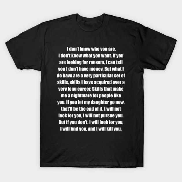 The Epic Quote T-Shirt by YiannisTees